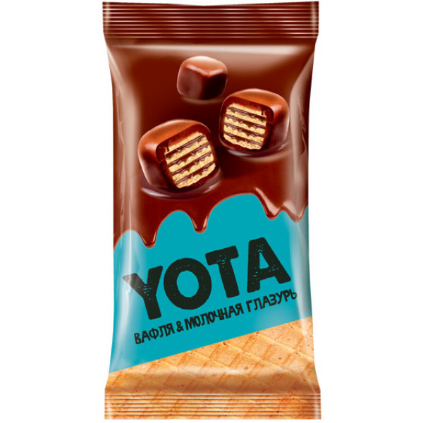Драже вафля в молочной шоколадной глазури 40 г Yota